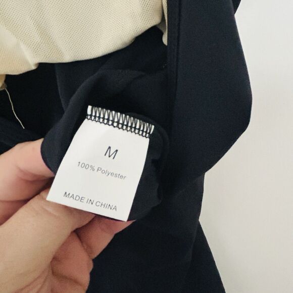 Royal Smeela Camisole Leotard One Piece Adjustable Straps Size M Black NWT - Picture 6 of 6